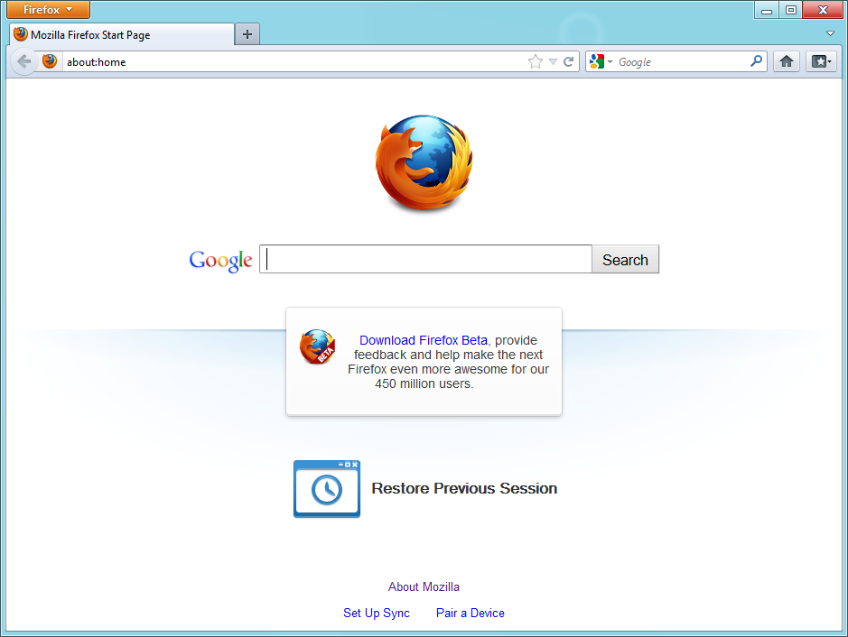 Downloads window firefox