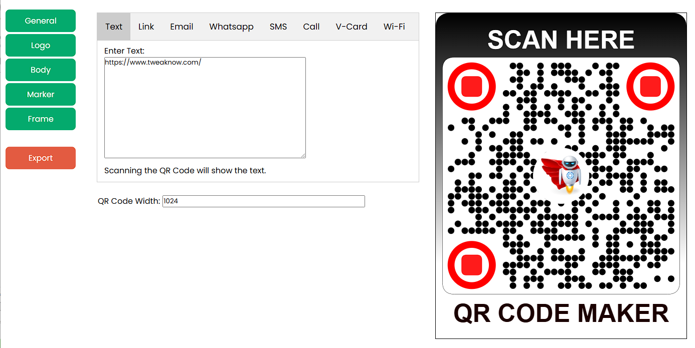 QR Code Maker